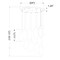 Z-Lite Arden Chandelier, 11-Light, 24 In.W x 12 In.H, Matte Black/Clear 651P-11R-MB - alternate 4